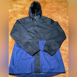 The North Face, Black and Blue, Boys Rain Jacket/ XL (18/20)